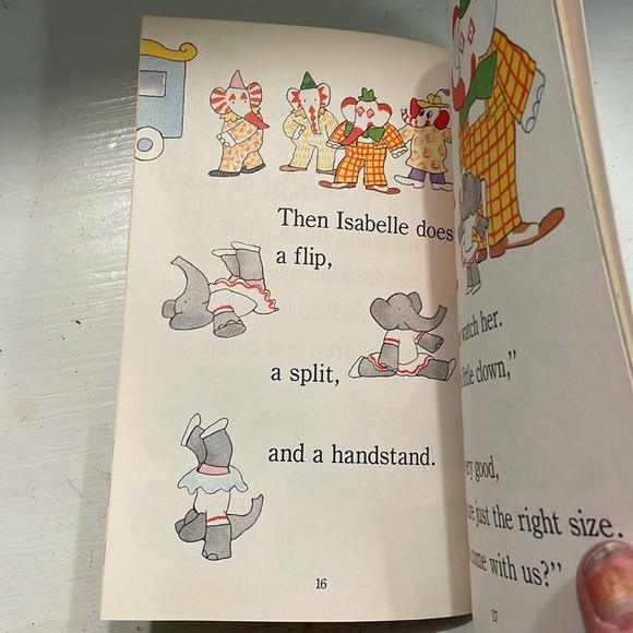 LIKE NEW Vintage 1989 Step into Reading Babar’s Little Circus Star book - Picture 8 of 12